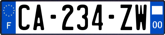 CA-234-ZW