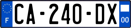 CA-240-DX