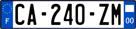 CA-240-ZM