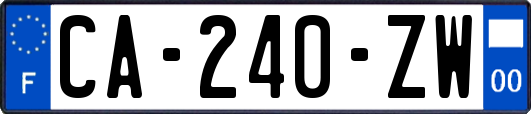 CA-240-ZW