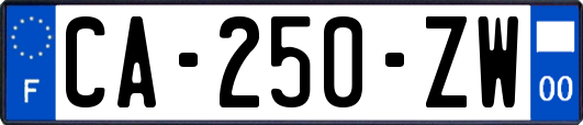 CA-250-ZW