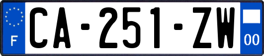 CA-251-ZW