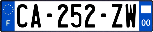 CA-252-ZW