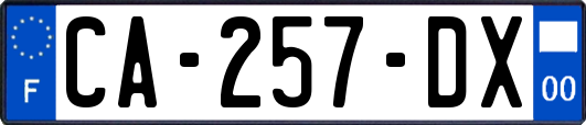 CA-257-DX