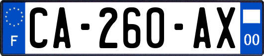 CA-260-AX