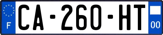 CA-260-HT