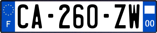 CA-260-ZW