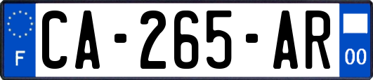 CA-265-AR