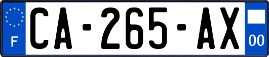 CA-265-AX