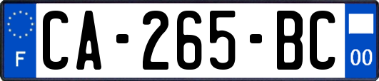 CA-265-BC