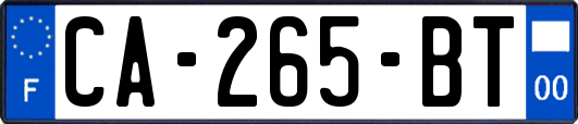 CA-265-BT