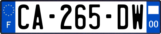 CA-265-DW