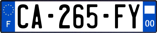 CA-265-FY