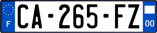 CA-265-FZ