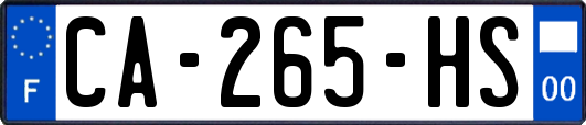 CA-265-HS