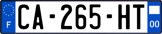 CA-265-HT