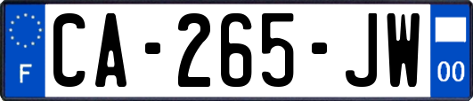 CA-265-JW
