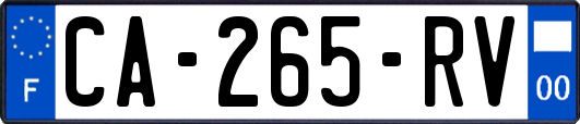 CA-265-RV