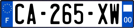 CA-265-XW