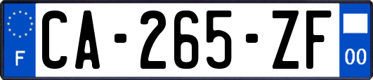 CA-265-ZF