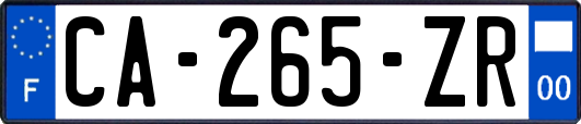 CA-265-ZR