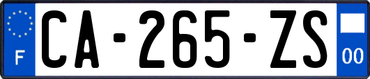 CA-265-ZS