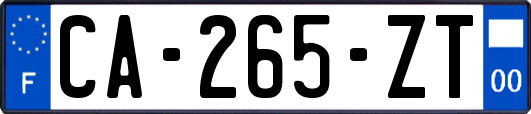 CA-265-ZT