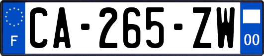 CA-265-ZW