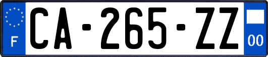 CA-265-ZZ