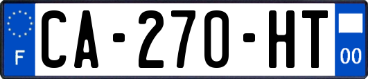 CA-270-HT