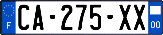 CA-275-XX