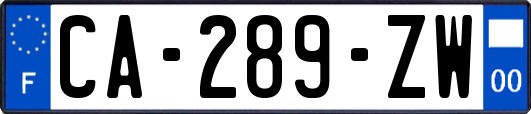 CA-289-ZW