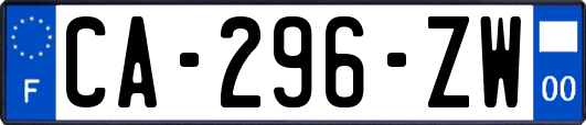 CA-296-ZW