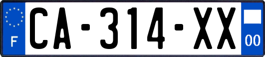 CA-314-XX