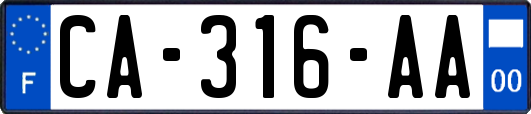 CA-316-AA