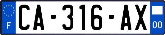 CA-316-AX