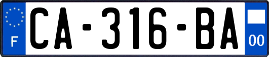 CA-316-BA