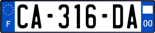 CA-316-DA
