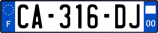 CA-316-DJ
