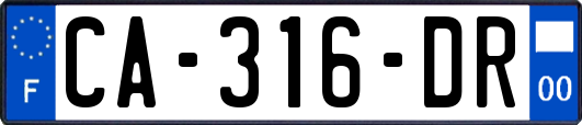 CA-316-DR