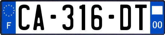 CA-316-DT