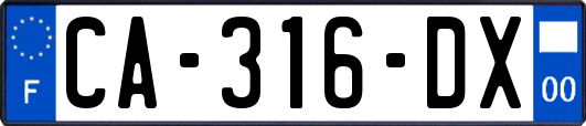 CA-316-DX