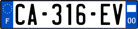 CA-316-EV