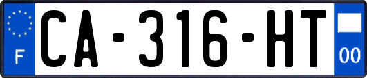 CA-316-HT