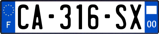 CA-316-SX