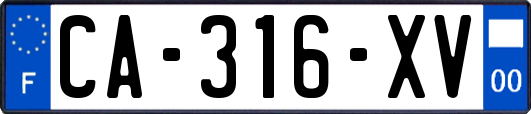 CA-316-XV