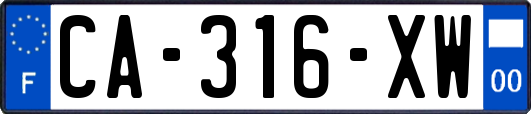 CA-316-XW