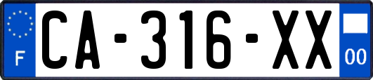 CA-316-XX