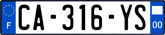 CA-316-YS