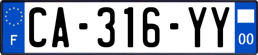 CA-316-YY
